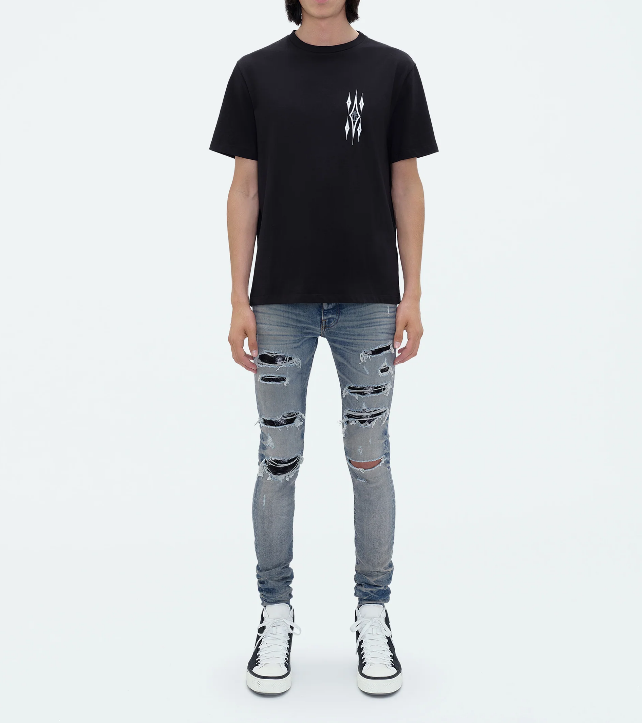 Amiri Argyle T-Shirt "Black"