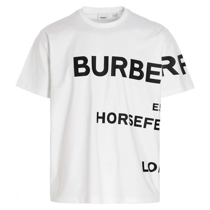 Burberry Horseferry Print Cotton T-Shirt "White"
