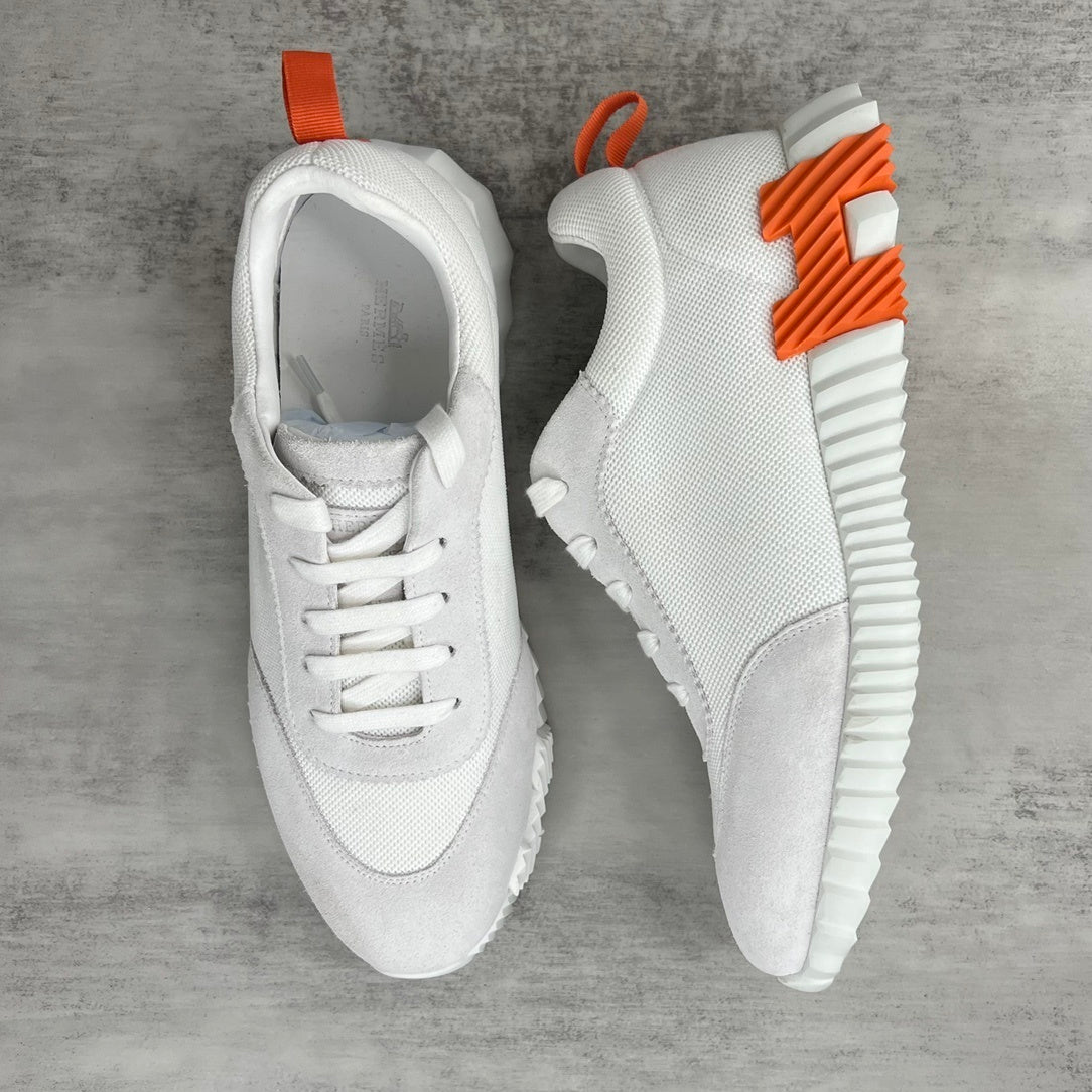Hermes Bouncing Sneakers "White-Grey-Orange"