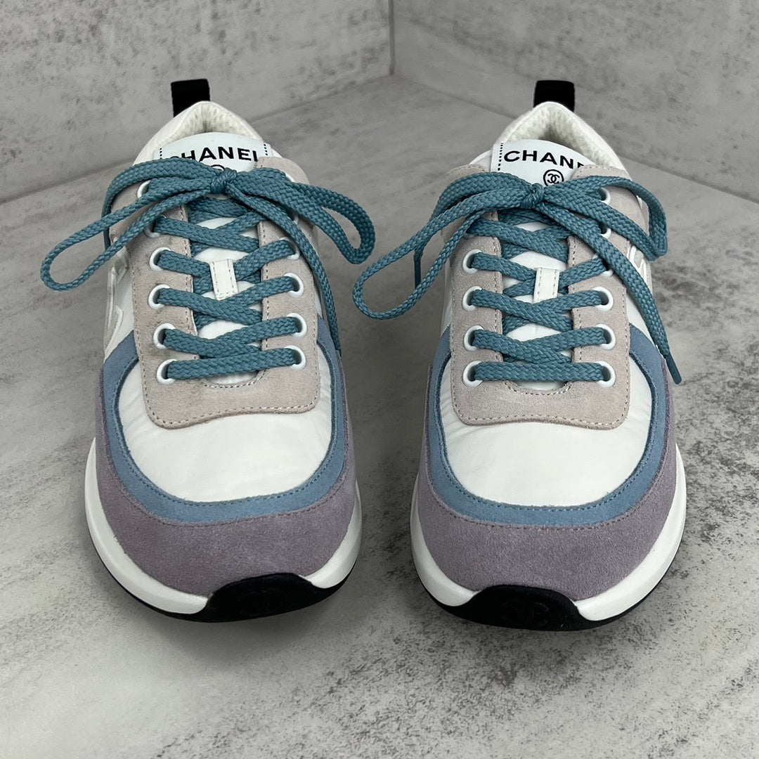 Chanel 22P Low "White-Grey-Blue"
