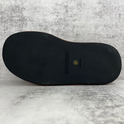 Burberry Slides "Brown-White-Black"