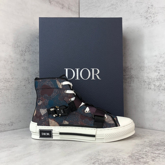 Dior B23 High-Top "Red Camo"