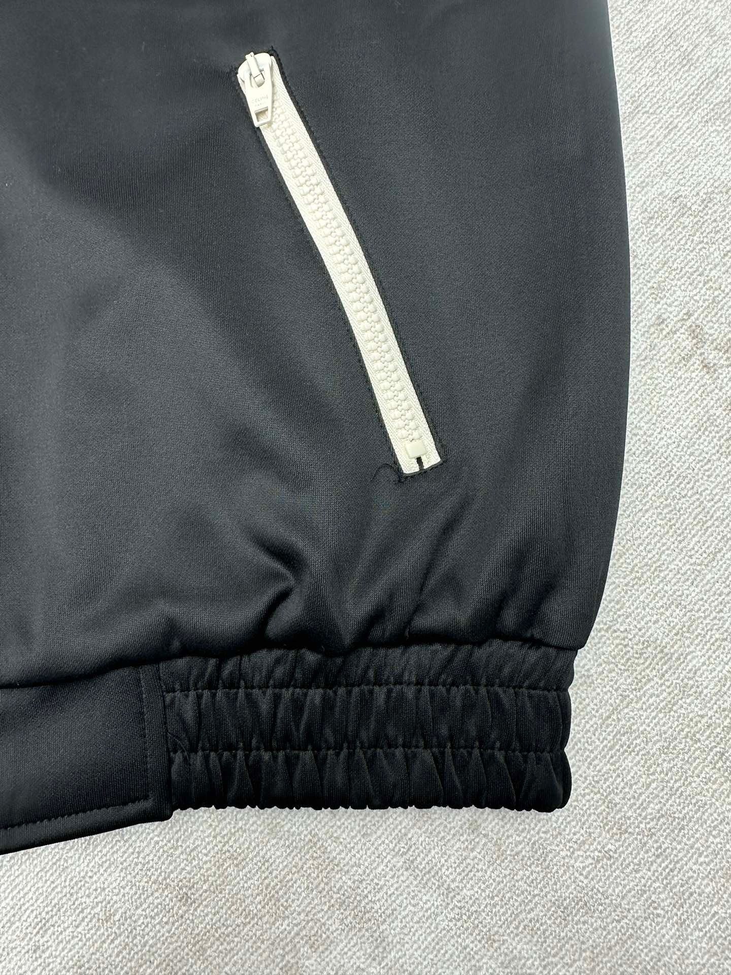 Celine Tracksuit Zip-Up Hoodie "Black"