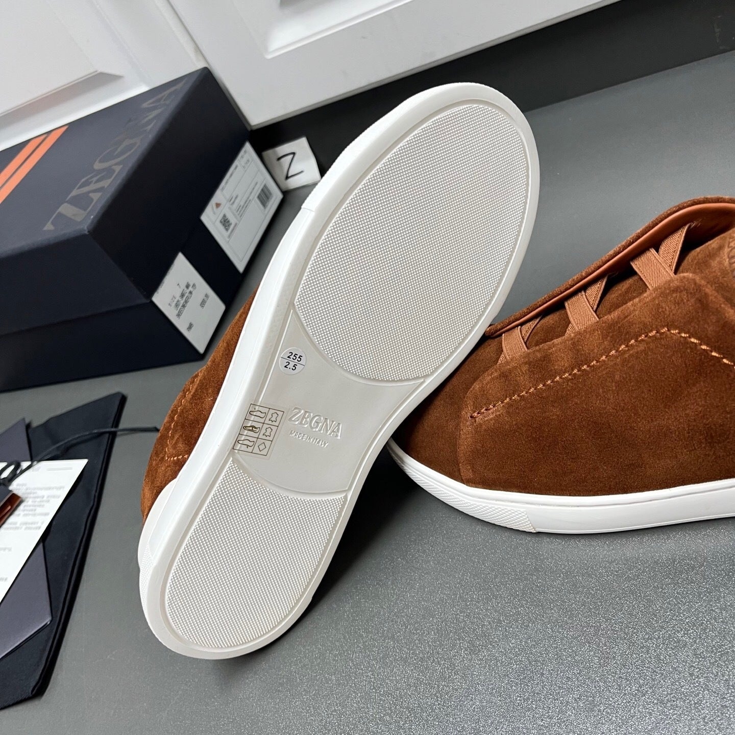 Zegna Triple Stitch "Camel"