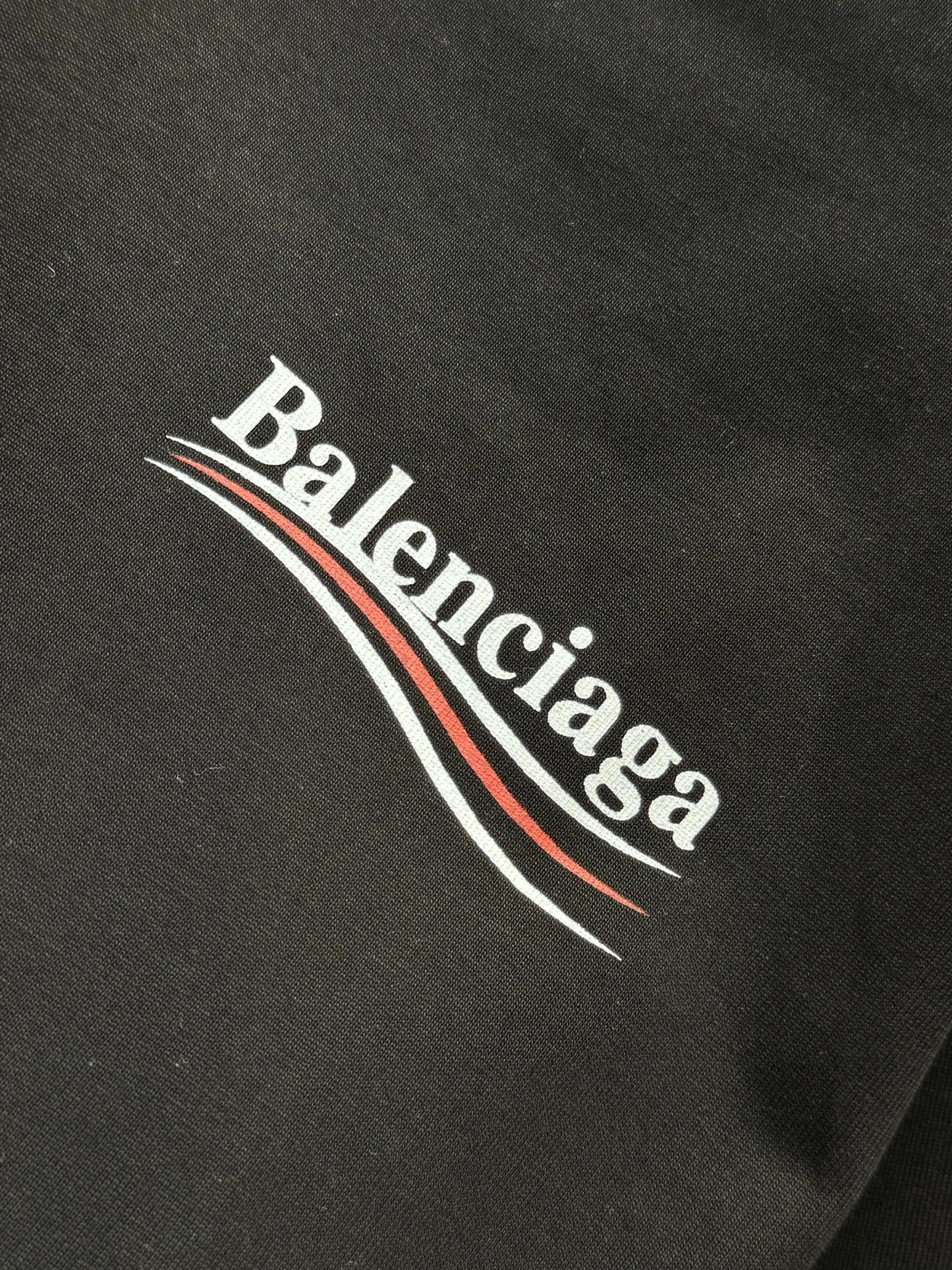 Balenciaga Political Campaign T-Shirt "Black"