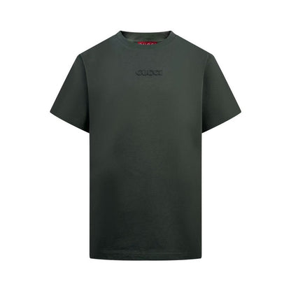 Gucci Logo Embroidered T-Shirt "Dark Green"