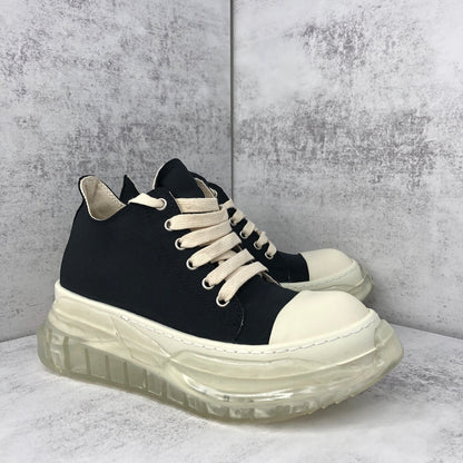 Rick Owens Abstract DRKSHDW Low "Black-Beige Clear Sole"