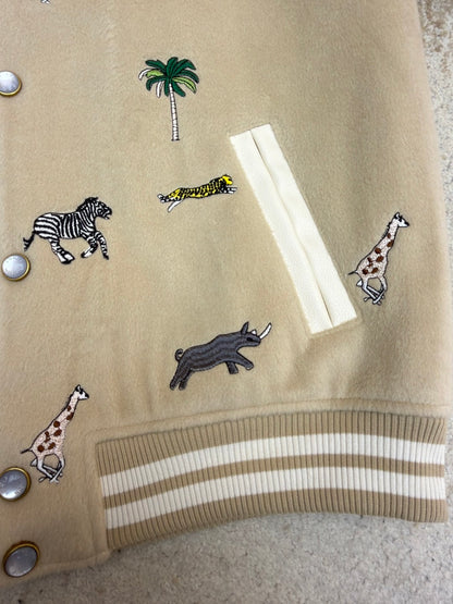 Louis Vuitton x The Darjeeling Limited Embroidered Varsity Blouson "Beige"