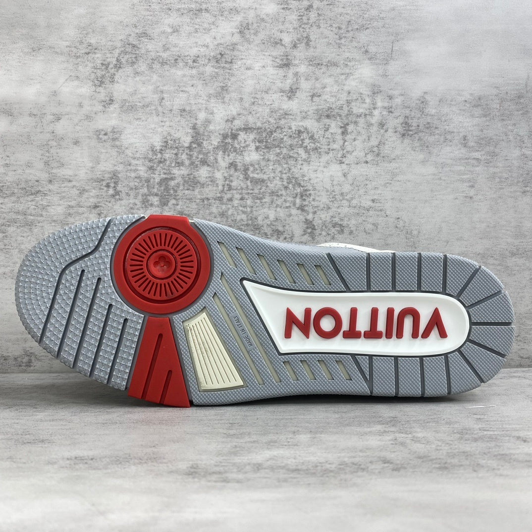 Louis Vuitton Trainers "White-Grey"