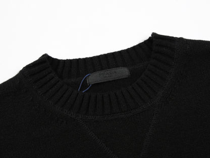 Prada Crewneck Sweater "Black"