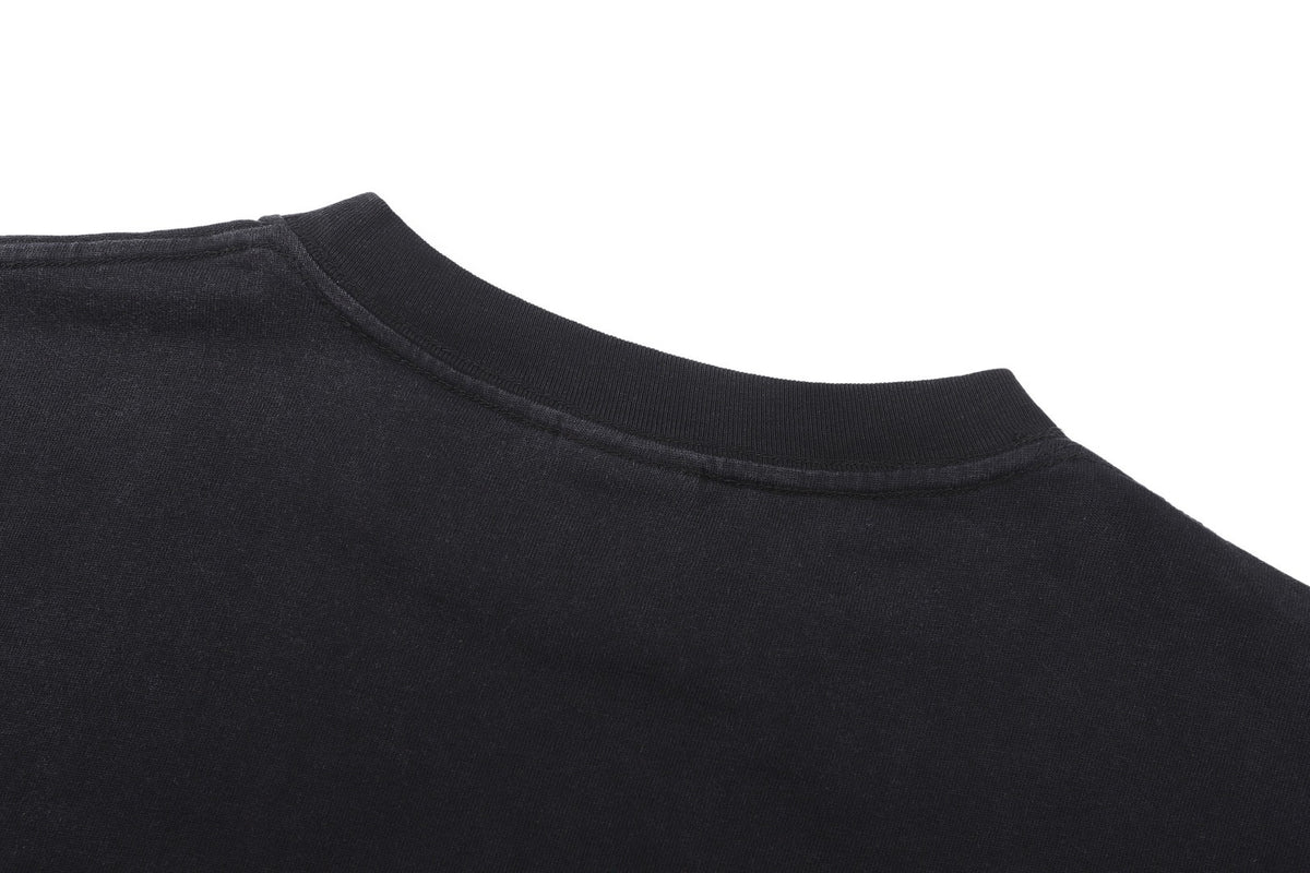 Dior T-Shirt with Pocket "Black Cotton Jersey"