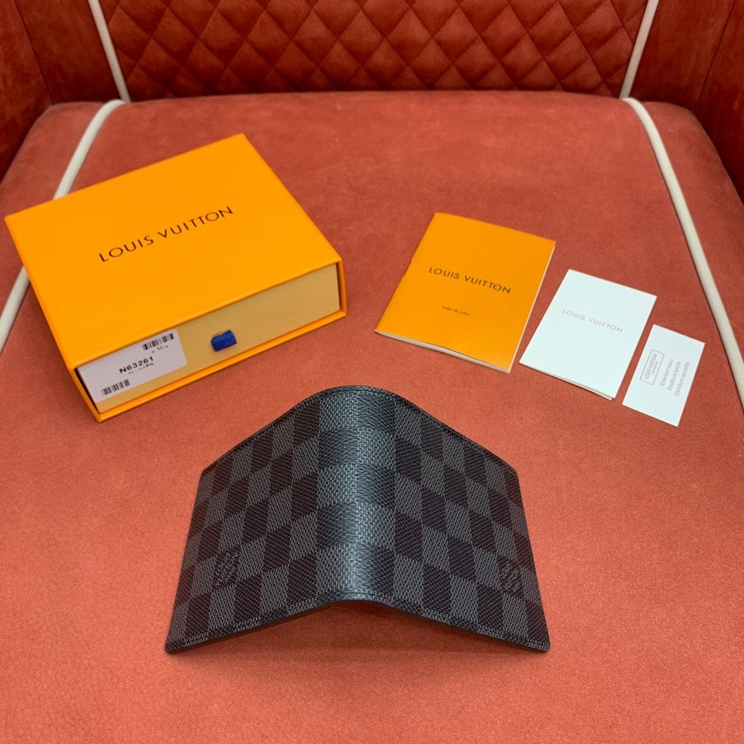 Louis Vuitton Slender Wallet "Damier Graphite"