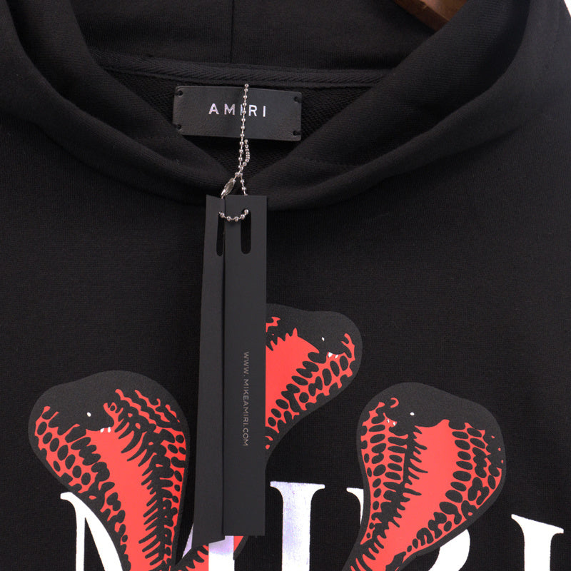 Amiri Poison Hoodie "Black-Red"