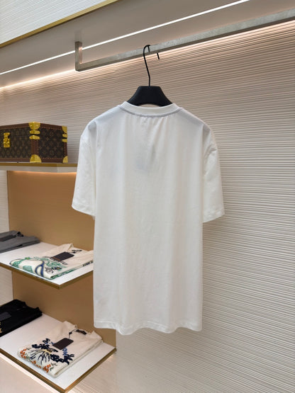 Burberry Cotton T-Shirt "White"