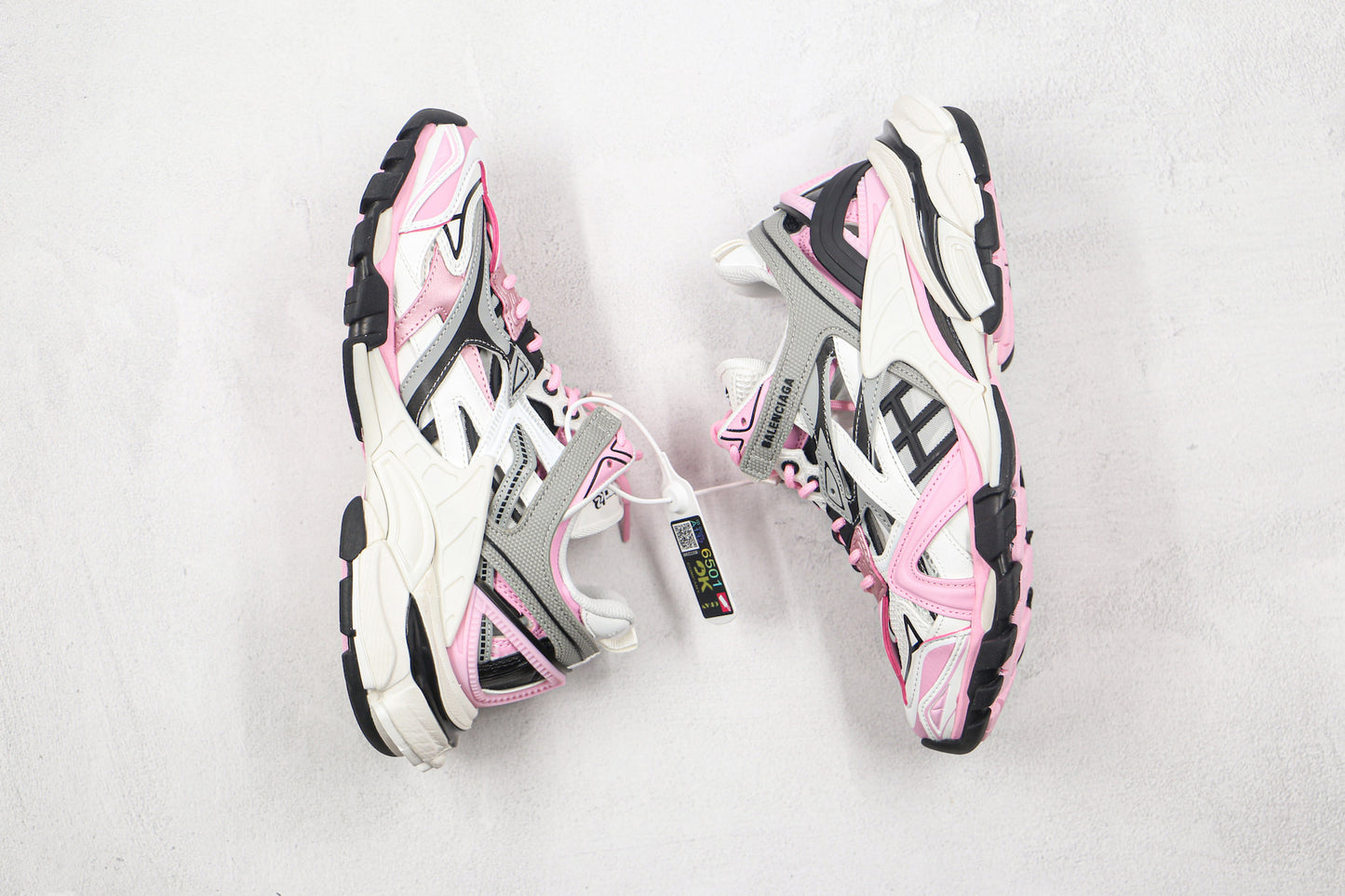 Balenciaga Track 2.0 "White-Pink-Black"