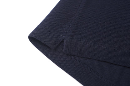 Zegna Cotton Polo Shirt "Navy Blue"