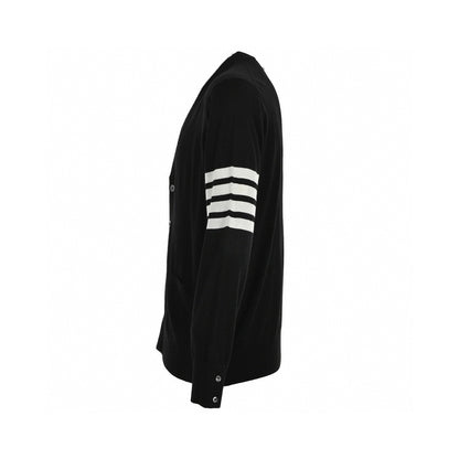 Thom Browne 4-Bar Cardigan "Black"