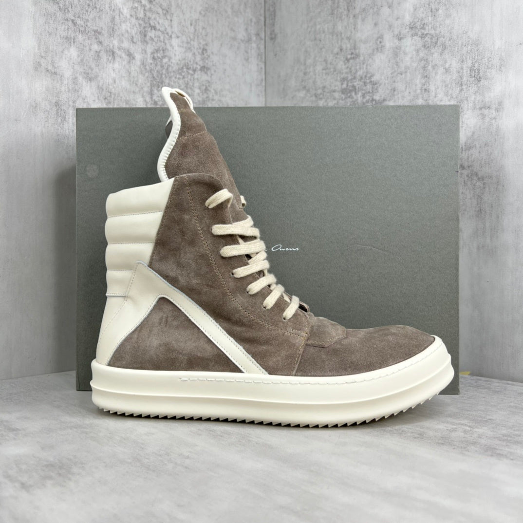 Rick Owens Geobasket "Grey-White"