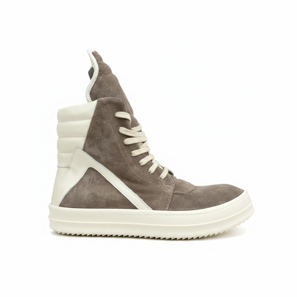 Rick Owens Geobasket "Grey-White"