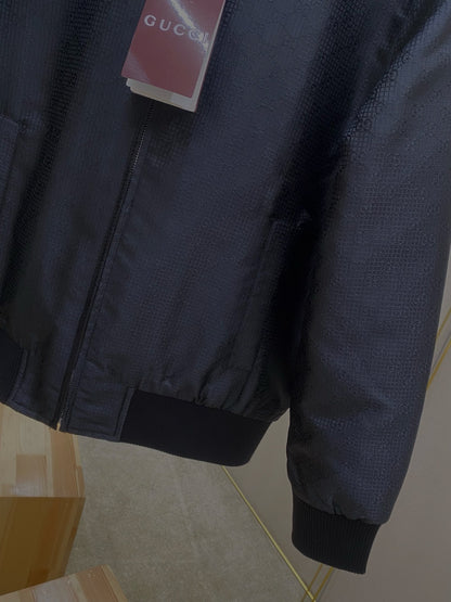 Gucci GG Ripstop Zip Jacket "Black"
