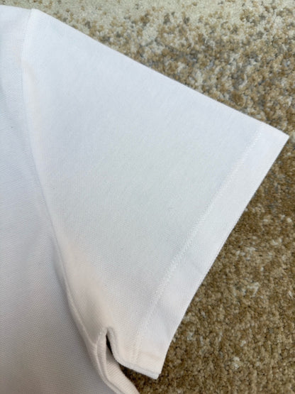 Dior Polo Shirt "White Cotton Piqué"
