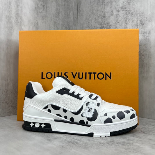 Louis Vuitton x Yayoi Kusama Trainers "Black-White"