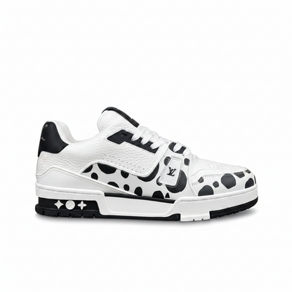 Louis Vuitton x Yayoi Kusama LV Trainers "Black-White"