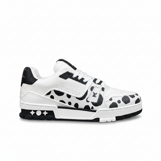 Louis Vuitton x Yayoi Kusama LV Trainers "Black-White"