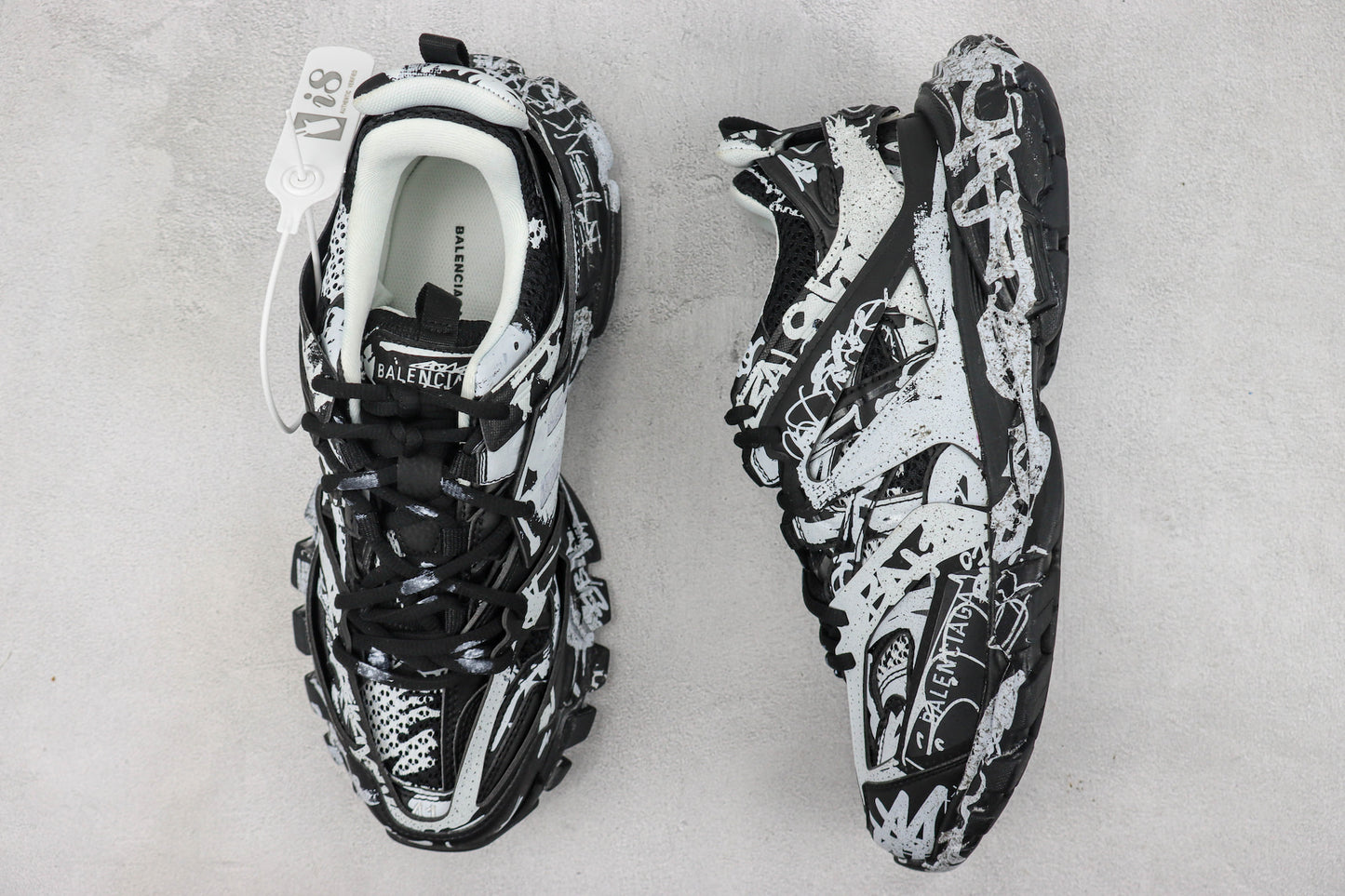 Balenciaga Track "Black-White-Graffiti"