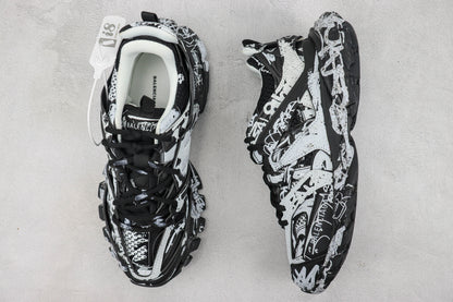 Balenciaga Track "Black-White-Graffiti"