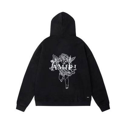 Amiri Cherub Hoodie "Black"