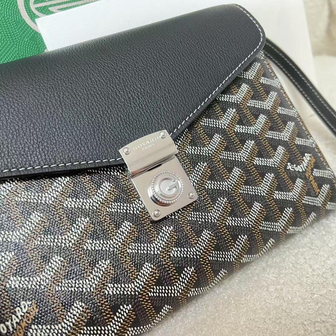Goyard Goyardine Calfskin Chypre Wallet Pouch