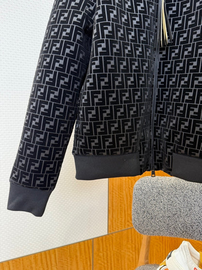 Fendi FF Monogram Blouson Jacket "Black"