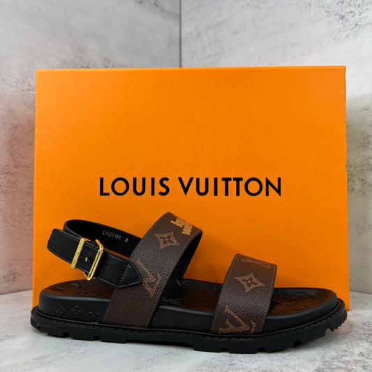 Louis Vuitton Sandals "Brown-Black"
