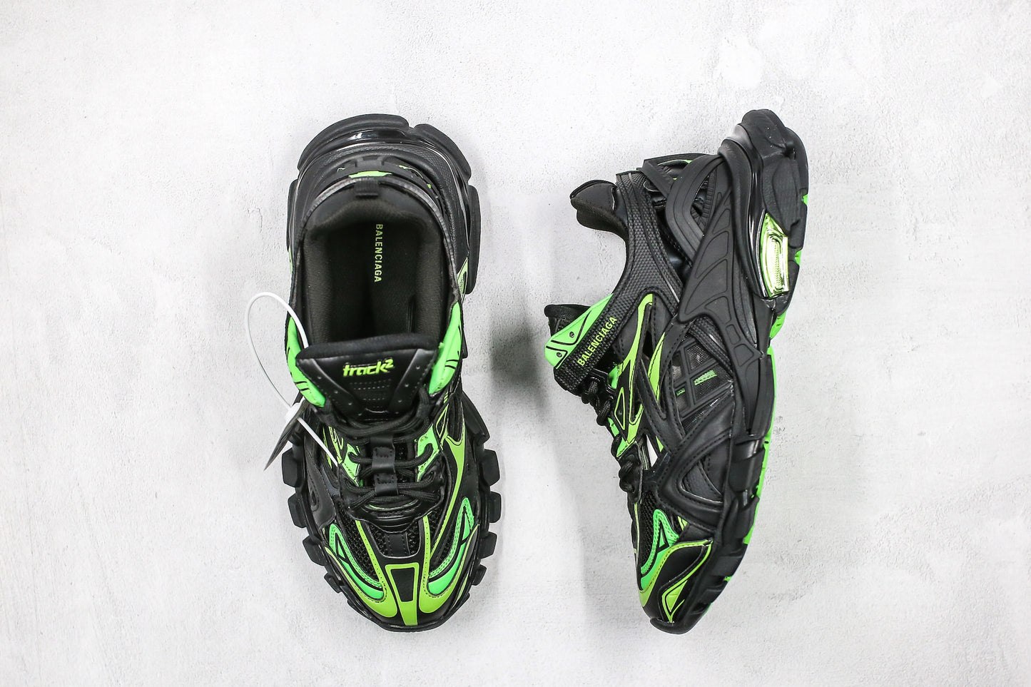 Balenciaga Track 2.0 "Black-Green"