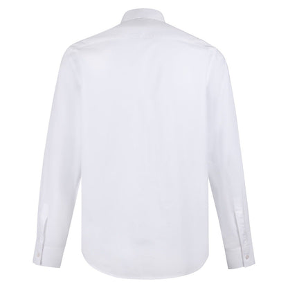 Dior Shirt with Dior Clover Embroidery "White Cotton Poplin"