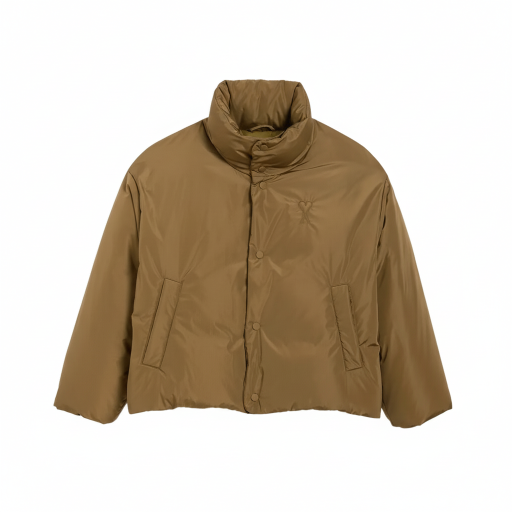 Ami Paris Down Jacket "Beige"