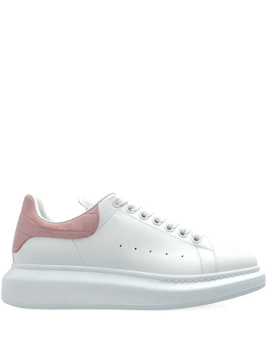 Alexander McQueen Oversized "White-Pink Crocodile"