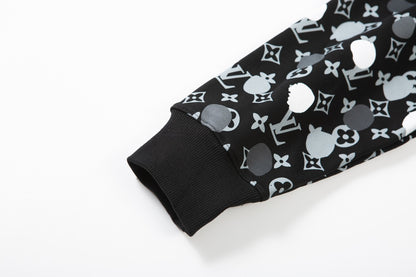 Louis Vuitton x Yayoi Kusama Infinity Dots Printed Sweatshirt "Black"