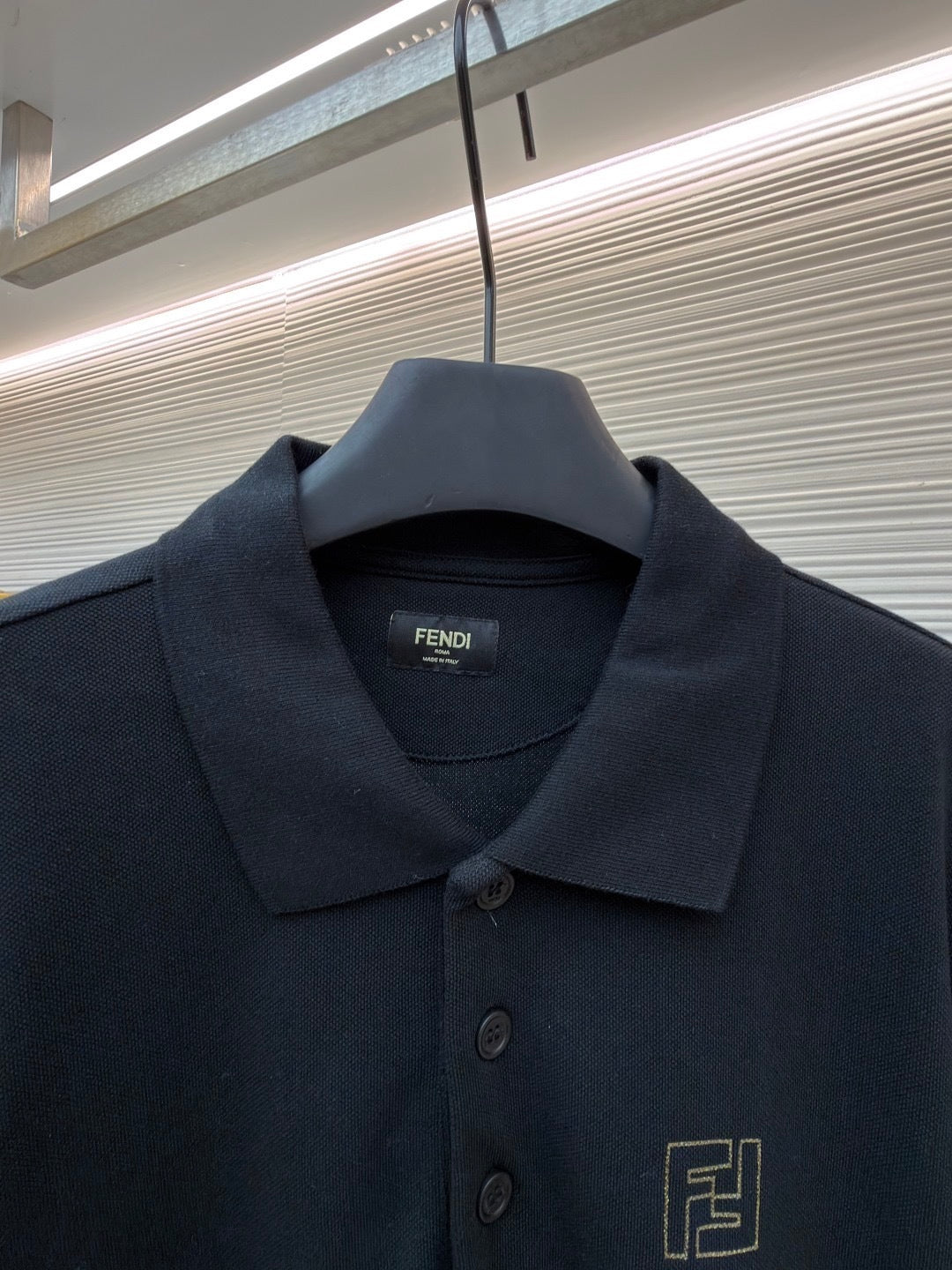 Fendi Polo T-Shirt "Black"