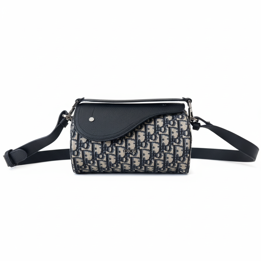 Dior Oblique Mini Roller Bag With Strap