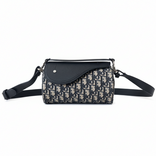 Dior Oblique Mini Roller Bag With Strap