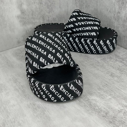 Balenciaga Slides "Black-White"