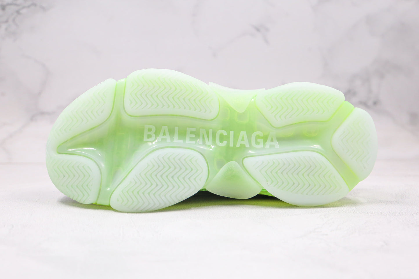 Balenciaga Triple S "Grey-Green Clear Sole"