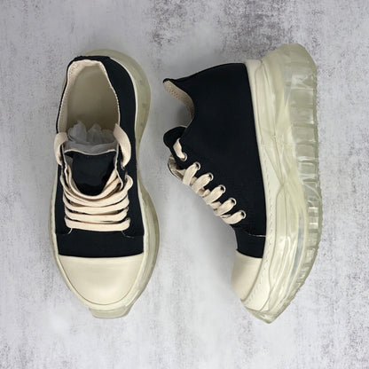 Rick Owens Abstract DRKSHDW Low "Black-Beige Clear Sole"