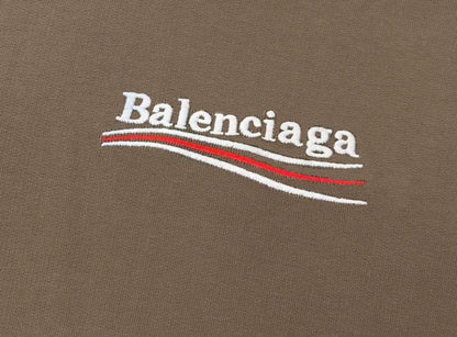 Balenciaga Political Campaign Hoodie "Brown"