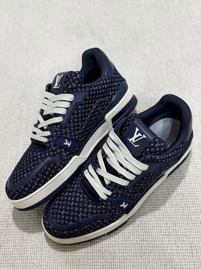 Louis Vuitton LV Trainer Sneaker "Marine"