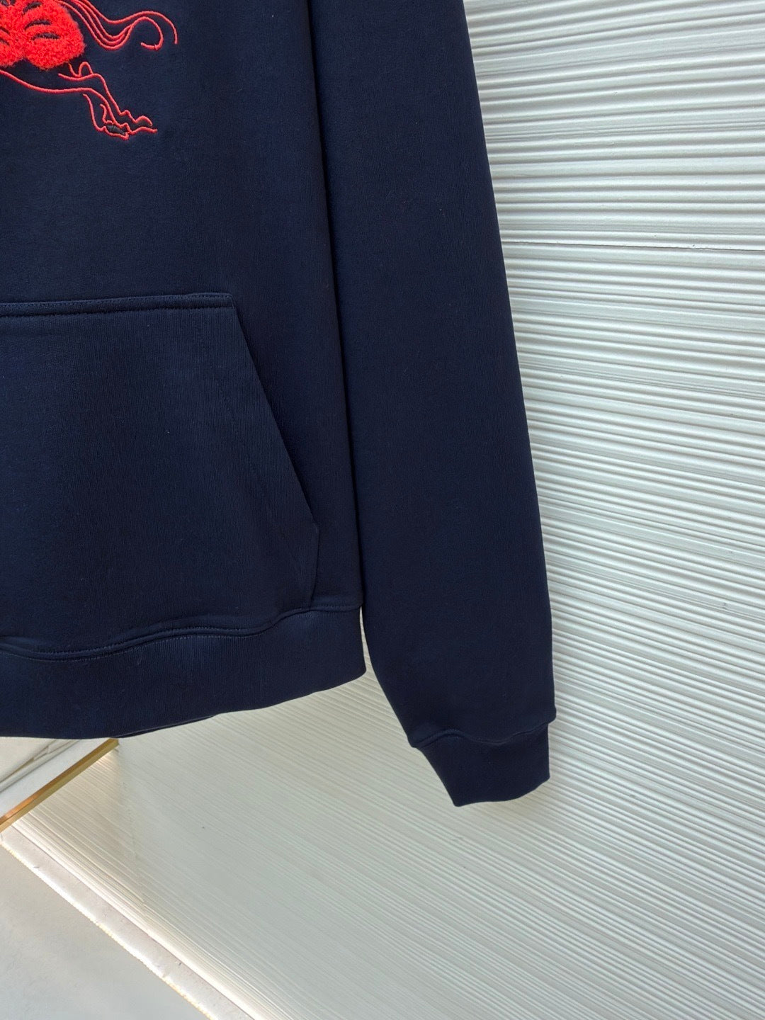 Burberry EKD Cotton Hoodie "Navy Blue"