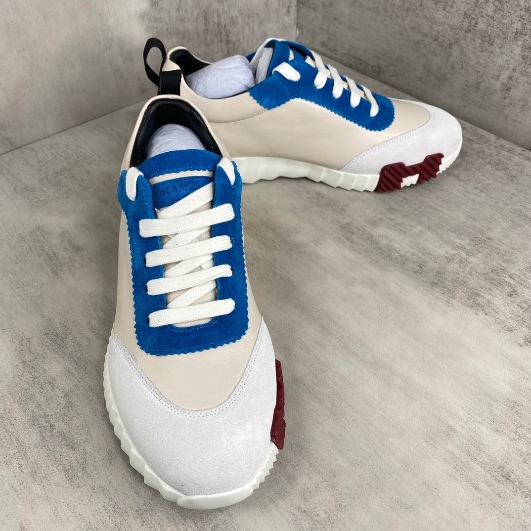 Hermes Bouncing Sneakers "Beige-Grey-Blue"