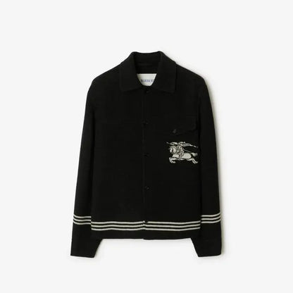 Burberry EKD Wool Overshirt "Black"